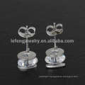 Hot sale bali jewelry silver crystal earring stud wholesale